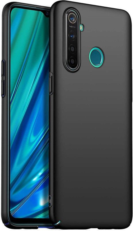 S-Hardline Back Cover for Realme Narzo 10  (Black, Flexible)