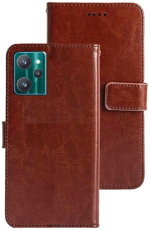 Instyle Flip Cover for Realme 9i 5G  (Brown, Pack of: 1)