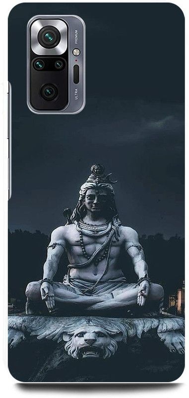 FRONK Back Cover for REDMI Note 10 Pro, SHIV, ASTHETIC, JI, MAHAKAL, MAHADEV  (Grey, Hard Case, Pack of: 1)