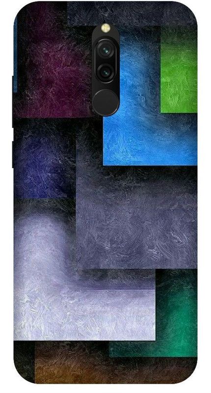 SSMORYA Back Cover for Mi Redmi 8 Colors Printed Back Cover  (Multicolor, Waterproof, Pack of: 1)