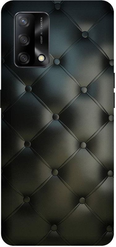 SAVETREE Back Cover for Oppo F19, CPH2219, Oppo F19s, CPH2223, Black Leather Theam  (Multicolor, 3D Case, Pack of: 1)