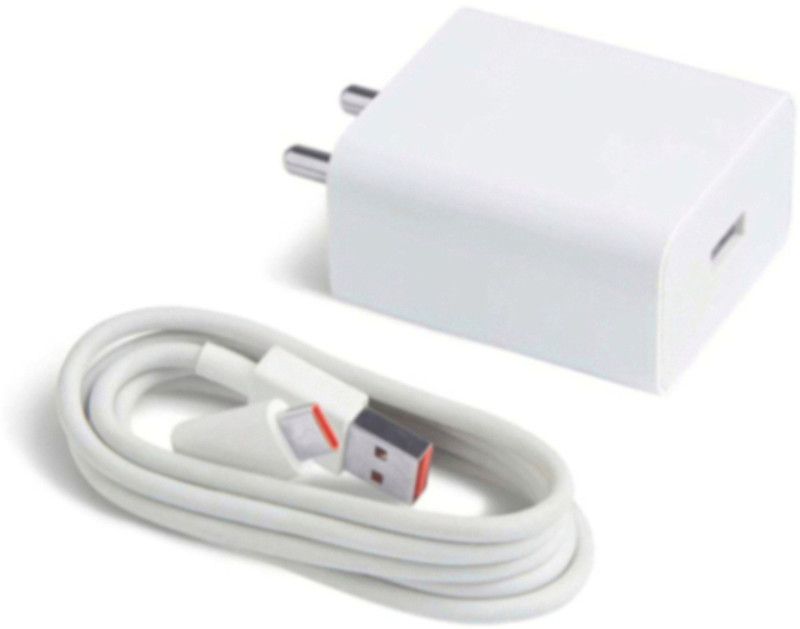 Shopdeal 18 W Adaptive Charging 2.4 A Mobile Type-C Charger For Oppo Reno7 QC 3.0, Rapid, MI, VOOC, AFC Charger with Detachable Cable  (White, Cable Included)