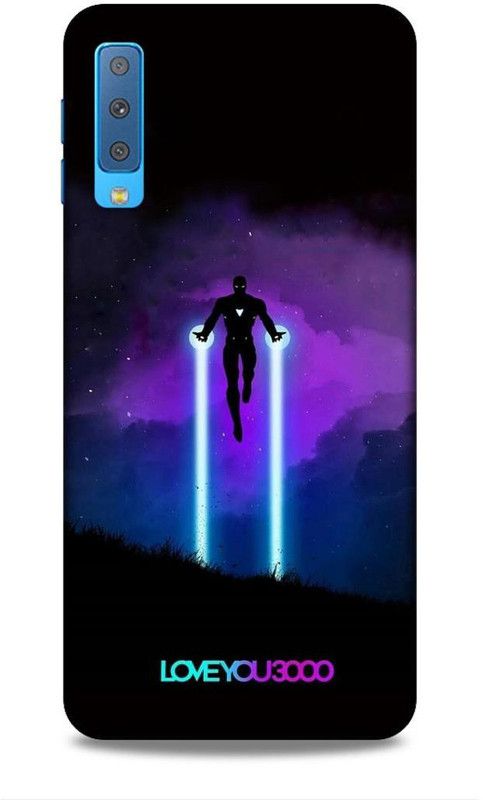Samsidhi Back Cover for Samsung Galaxy A7 2018  (Blue, Black, Waterproof)