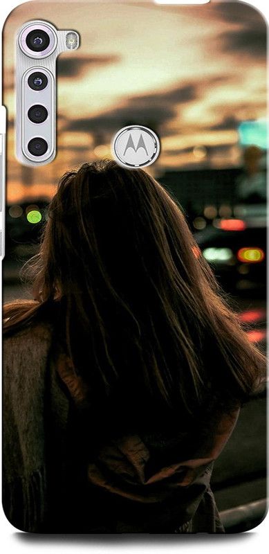 INTELLIZE Back Cover for MOTOROLA One Fusion+ ANIME GIRL, ATTITUDE GIRL, ALONE GIRL  (Multicolor, Hard Case)