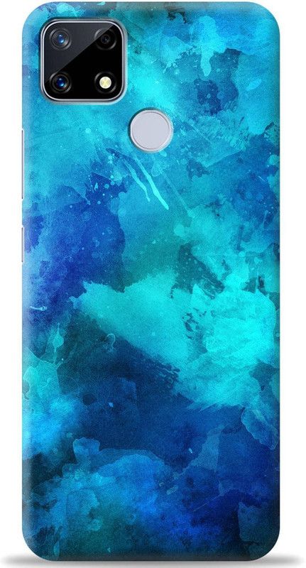 Crafter Back Cover for Realme Narzo 20  (Blue, Shock Proof, Pack of: 1)