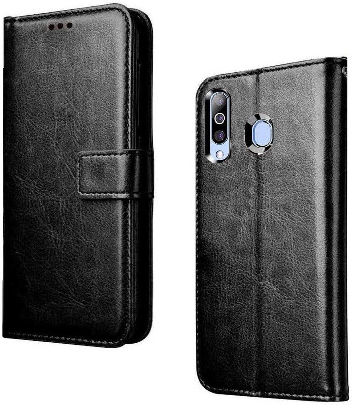 AmericHome Flip Cover for vivo z5x  (Black, Grip Case, Pack of: 1)