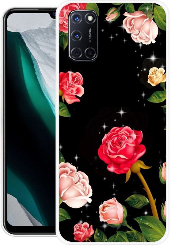 REALKING Back Cover for Oppo A52  (Multicolor, Silicon)