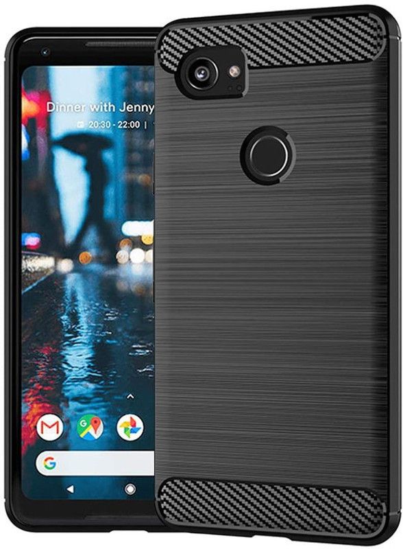 SkyTree Bumper Case for Google Pixel 2 XL  (Black, Rugged Armor, Pack of: 1)