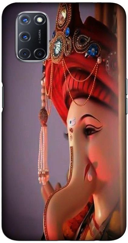 CROKIAN Back Cover for OPPO A52 Lord ganesh Back Cover  (Multicolor, Hard Case, Pack of: 1)