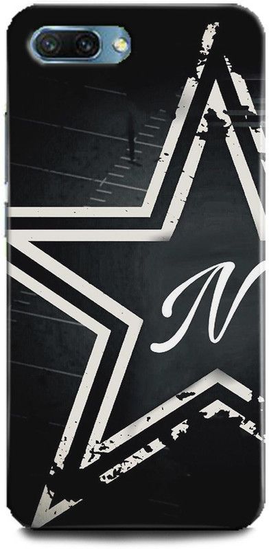 INDICRAFT Back Cover for Honor 10, N letter, Printed  (Multicolor, Shock Proof, Pack of: 1)