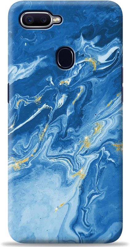 Swagr Back Cover for Oppo A7  (Blue, Shock Proof, Pack of: 1)