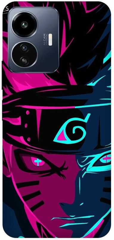 DIKRO Back Cover for vivo Y77 5G, V2169, NARUTO, SHIPPUDEN, ANIME, NEON  (Purple, Hard Case, Pack of: 1)