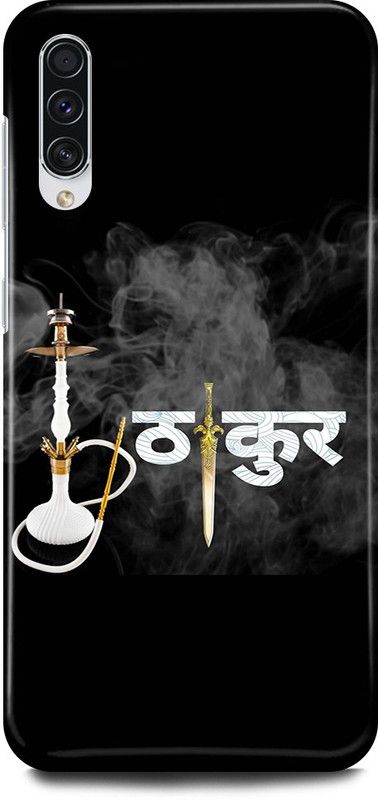 JUGGA Back Cover for SAMSUNG Galaxy A70s, THAKUR, JI, BANNA, JI, HUKKA  (Black, Hard Case, Pack of: 1)