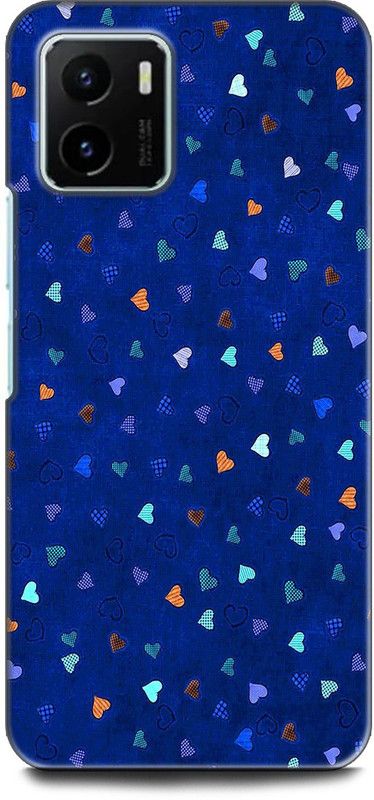 WallCraft Back Cover for Vivo Y15s, V2120 WALL, BLUE WALL, TEXTURE, ABSTRACT ART, COLORFUL, BLUE  (Multicolor, Dual Protection, Pack of: 1)