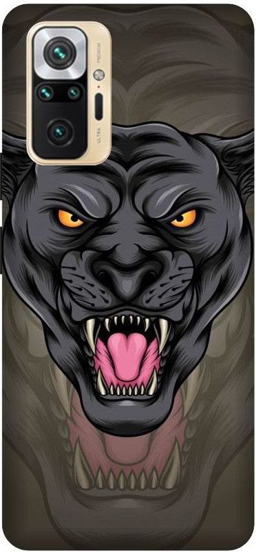 GRAFIQE Back Cover for REDMI Note 10 Pro Max M2101K6I PANTHER, LION, TIGER, STRONG PANTHER  (Multicolor, Shock Proof)
