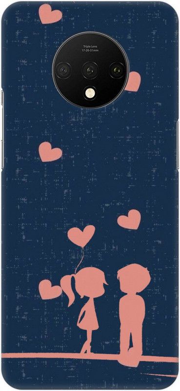 COBIERTAS Back Cover for Oneplus 7T  (Multicolor)