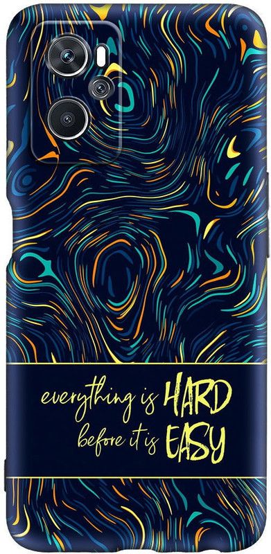 7printzone Back Cover for OPPO K10 (4G) / OPPO A96  (Multicolor, Flexible, Silicon)