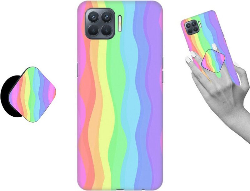 iCopertina Back Cover for Oppo F17 PRO  (Multicolor, Cases with Holder, Pack of: 1)