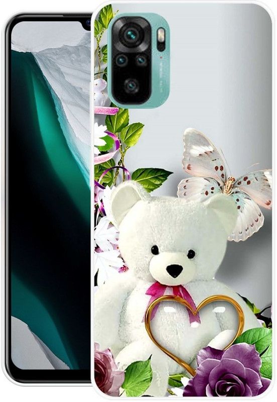 Ghanta Walaj Back Cover for Redmi Note 10  (White, Flexible, Silicon, Pack of: 1)