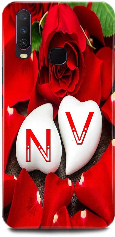 MP ARIES MOBILE COVER Back Cover for Vivo Y11,1906,N Loves V Name,N Name, V Letter, Alphabet,N Love V NAME  (Multicolor, Hard Case)