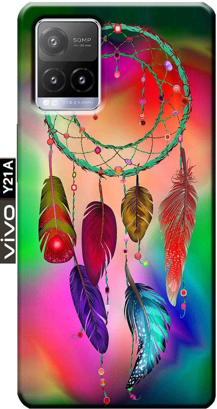Rockerspot Back Cover for Vivo Y21A 2820  (Multicolor, Flexible, Silicon, Pack of: 1)