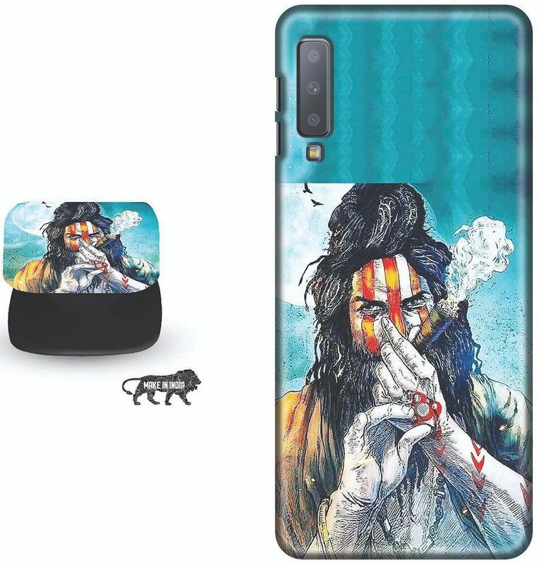 Zappy Back Cover for Samsung Galaxy A7 2018 Edition  (Multicolor, Cases with Holder, Pack of: 1)