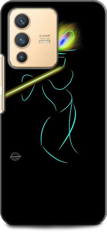 Wall Art Back Cover for Vivo V23 PRO (5G) Krishna, Bal Gopal, Devki Nandan  (Multicolor, Dual Protection, Pack of: 1)