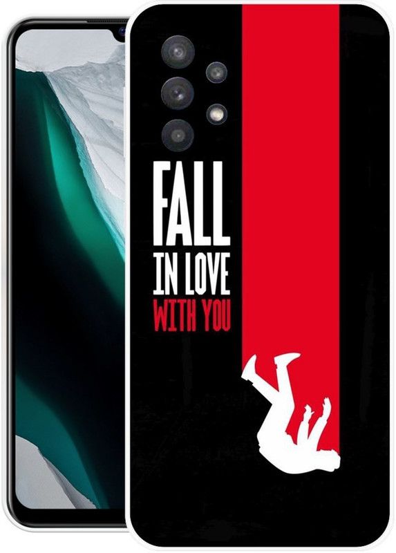 PINKZAP Back Cover for Samsung Galaxy A32  (Black, Red, Grip Case, Silicon, Pack of: 1)