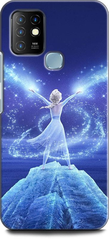 WallCraft Back Cover for Infinix Hot 10 FROZEN, ANNA, DISNEY, ANIME, CARTOONE  (Multicolor, Dual Protection, Pack of: 1)