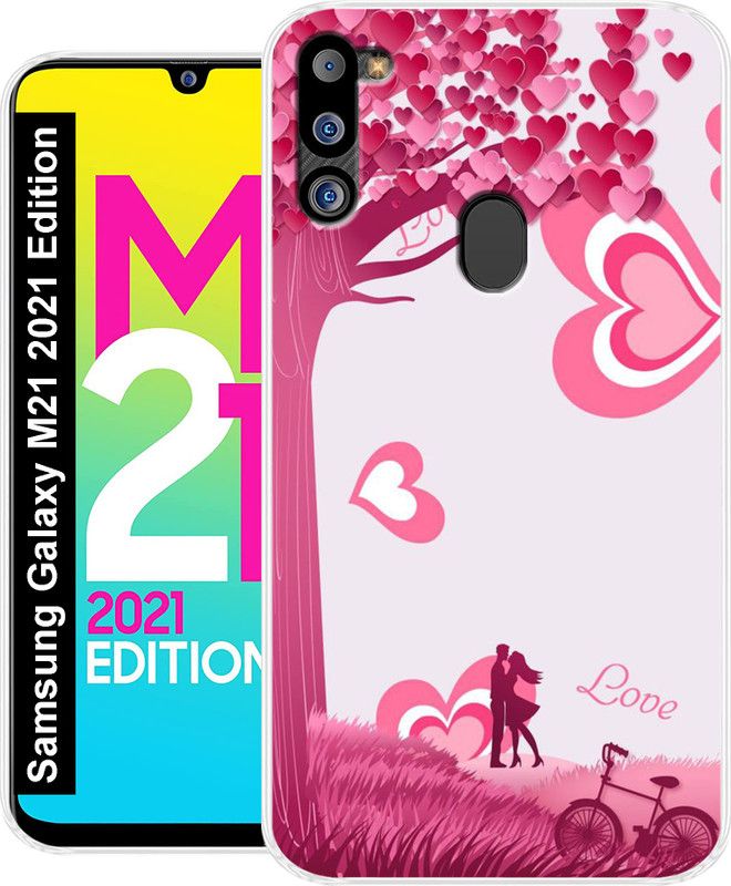 Hostprint Back Cover for Samsung M21 2021 Edition  (Multicolor, Grip Case, Silicon, Pack of: 1)