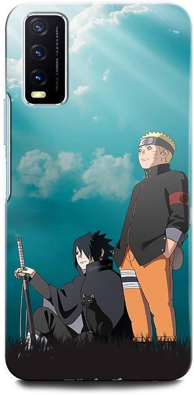 GRAFIQE Back Cover for Vivo Y20 V2029 NARUTO, UZUMAKI, ANIME, NEON, GOKU  (Multicolor, Shock Proof, Pack of: 1)