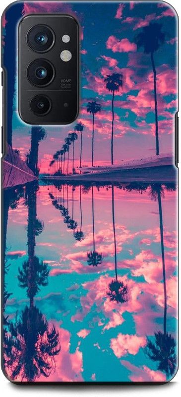 INDICRAFT Back Cover for OnePlus 9RT 5G COLOURFUL NATURE, TREES, RIVER  (Multicolor, Shock Proof, Pack of: 1)