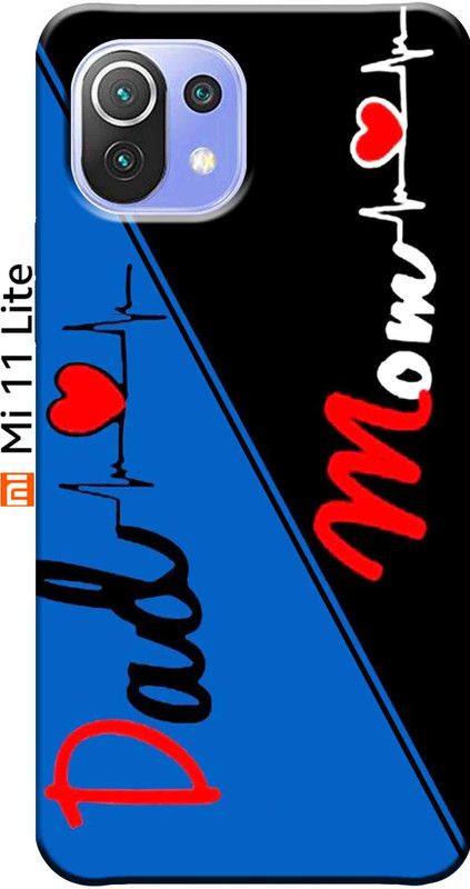 YornoSis Back Cover for Mi 11 Lite  (Black, Blue, Silicon, Pack of: 1)