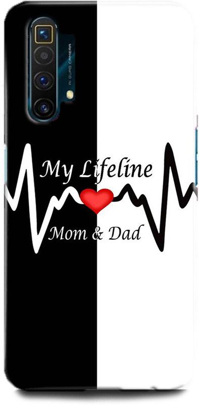 Afterglow Back Cover for Realme X3 MOM AND DAD, DAD, I LOVE YOU, LOVE, MISSING, MOM  (Multicolor, Shock Proof, Pack of: 1)