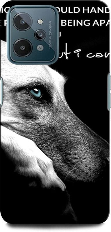 GRAFIQE Back Cover for Realme C31 DOG, DOG LOVE, CARYING DOG, ANIMAL LOVE  (Multicolor, Shock Proof, Pack of: 1)