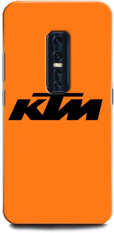 Afterglow Back Cover for Vivo V17 Pro  (Orange, Shock Proof, Pack of: 1)