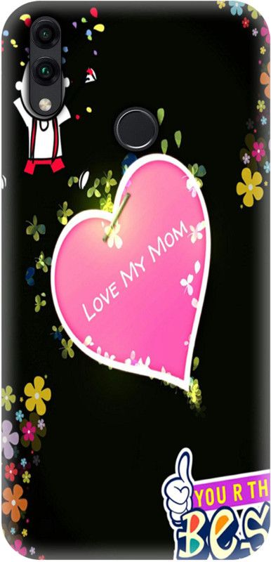 Smutty Back Cover for Honor 8C - Love Mom Print  (Multicolor, Hard Case, Pack of: 1)