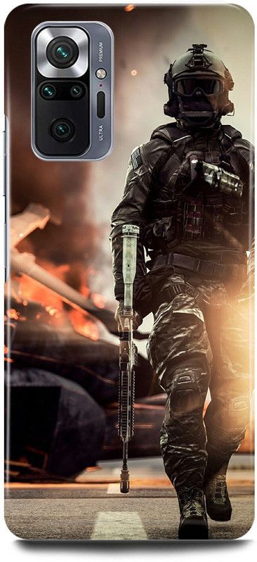 JUGGA Back Cover for Redmi Note 10 Pro Max, INDIAN, ARMY, SOLDIER, MILITRY, FOJI  (Khaki, Hard Case, Pack of: 1)