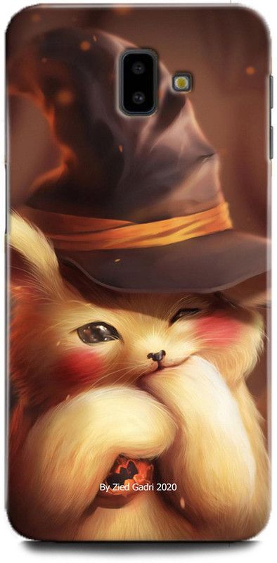 WallCraft Back Cover for SAMSUNG Galaxy J6 Plus PIKACHU, POKEMON, GAME ,CARTOON, ANIME  (Multicolor, Dual Protection, Pack of: 1)