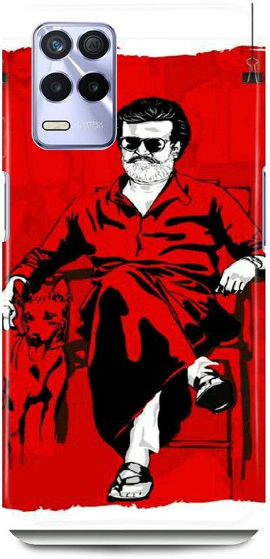 JUGGA Back Cover for Realme 8 5G, RMX3241, RAJNIKANTH, SOUTH, HERO, ACTOR  (Red, Hard Case, Pack of: 1)