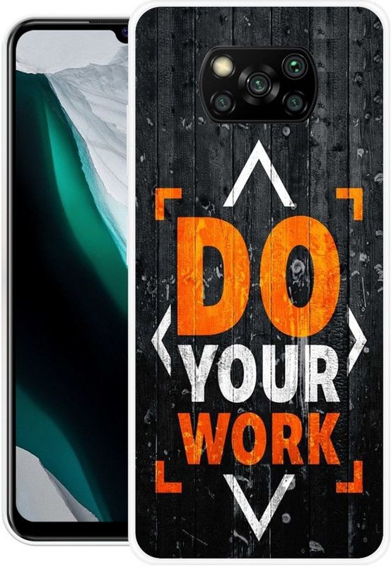 BLUEBUG Back Cover for Poco X3  (Multicolor, Silicon, Pack of: 1)