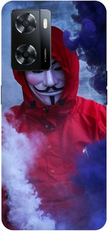 PICHKU Back Cover for OPPO A57- PFTM20-NEW,JOKER,ANONYMOUS,BLADE,HACKER,MASK,VILLAIN  (Red, Hard Case, Pack of: 1)