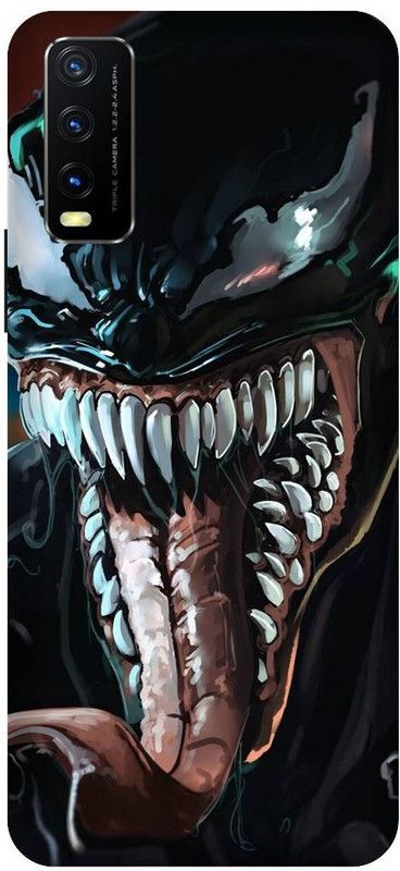 URCHIN Back Cover for Vivo Y20i Venom, Venom movie, Marval, Comic, Spiderman, Anti hero, Superhero  (Multicolor, Shock Proof, Pack of: 1)