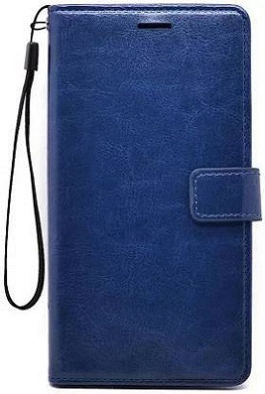 kentop Flip Cover for VIVO Y20G, VIVO Y12s, VIVO Y20, VIVO Y20i, VIVO Y20A  (Blue, Cases with Holder, Pack of: 1)