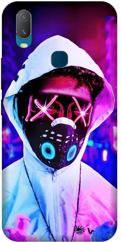 URCHIN Back Cover for Vivo Y12 Neon, Neon Devil, Neon boy, Neon cool  (Multicolor, Shock Proof, Pack of: 1)