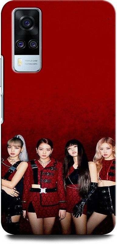GRAFIQE Back Cover for Vivo Y51 V2030 LISA, JENNIE, ROSE, JISOO, BLACK PINK GIRL  (Multicolor, Shock Proof, Pack of: 1)
