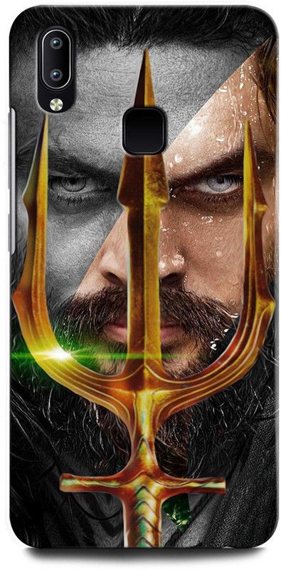 INTELLIZE Back Cover for Vivo V9 Pro 1851/PD1730DF_EX AQUAMAN, SUPERHERO, COMIC, JUSTIC LEAGUE, AQUAMAN TRIDENT, TRISHUL  (Multicolor, Hard Case, Pack of: 1)