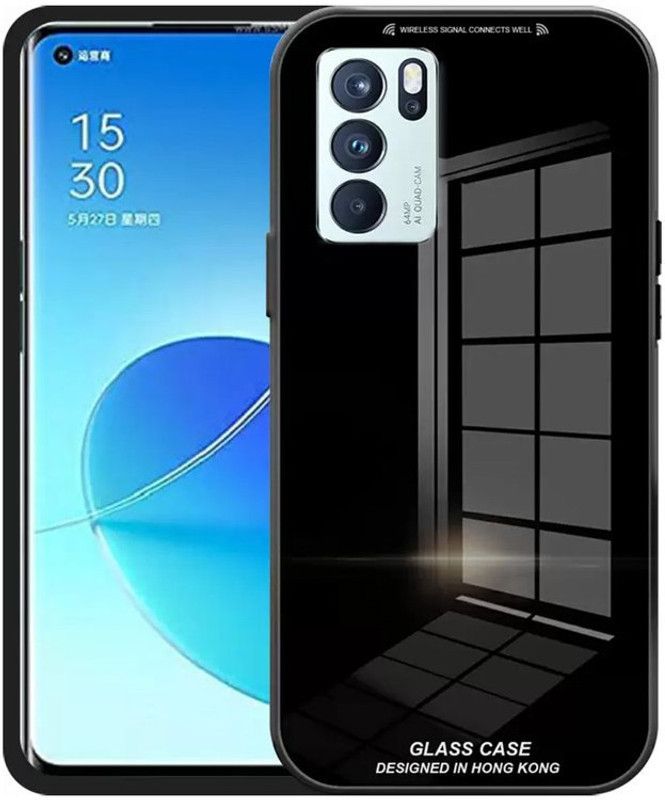 Imperium Back Cover for Oppo Reno 6 Pro  (Black, Dual Protection, Pack of: 1)