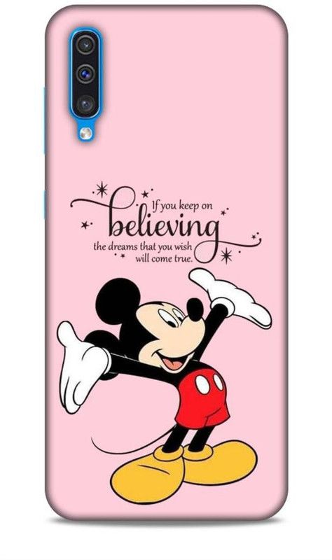 Samsidhi Back Cover for Samsung Galaxy A50, Samsung Galaxy A50s  (Pink, Black)