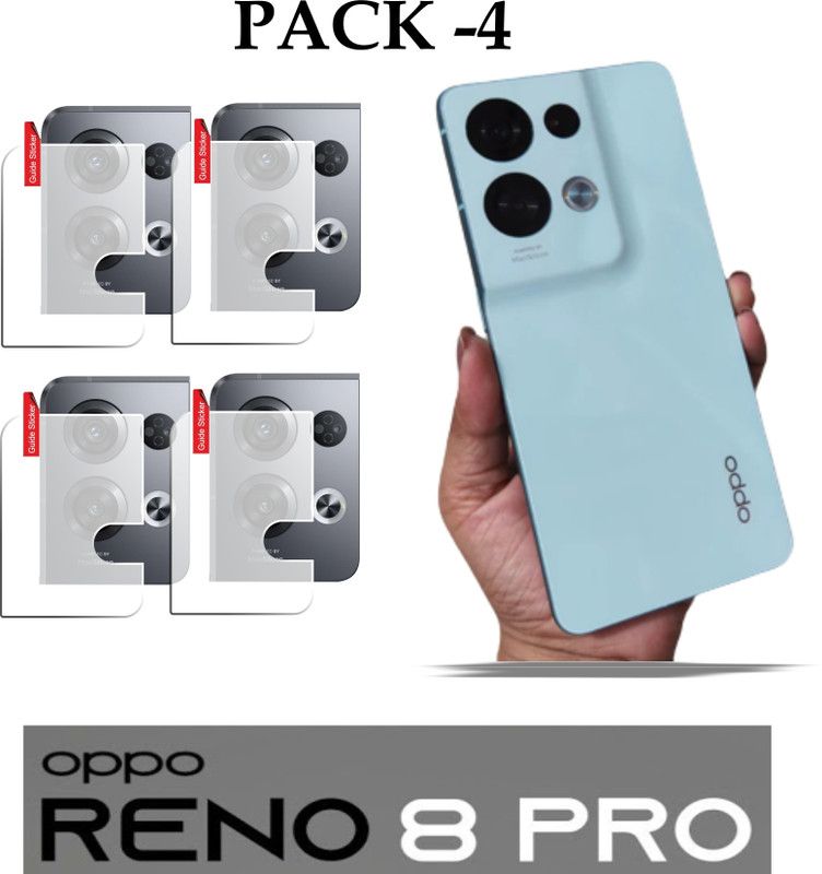 FINCH Back Camera Lens Glass Protector for OPPO RENO 8 PRO  (Pack of: 4)